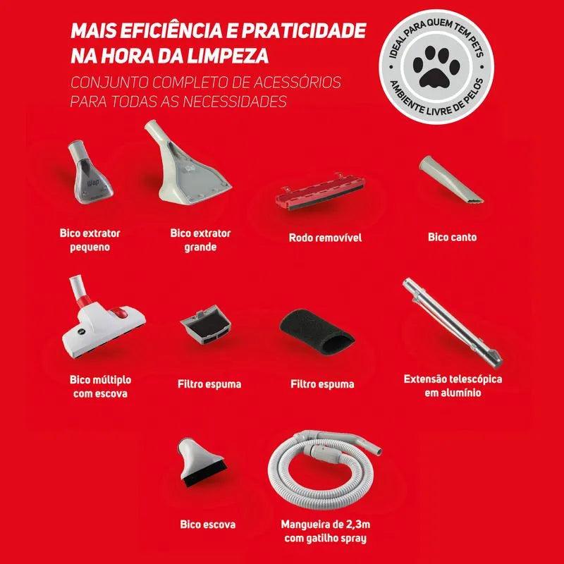 Extratora de Sujeira WAP aspirador de pó e agua.