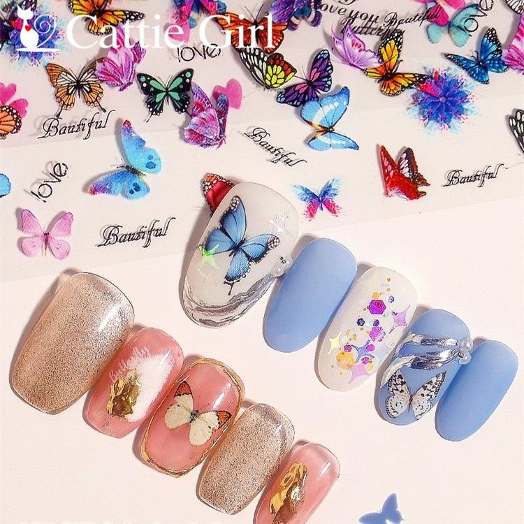 10pcses/set  Nails Foil Stickers Cupid Love Design  Manicure Angel Lover Nail Art Transfer Paper Nails Art Decals