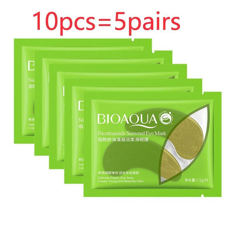Os adesivos para os olhos Seaweed Firming Eye Mask são uma solução eficaz para tratar as rugas, bolsas escuras e olheiras ao redor dos olhos. - romsalti