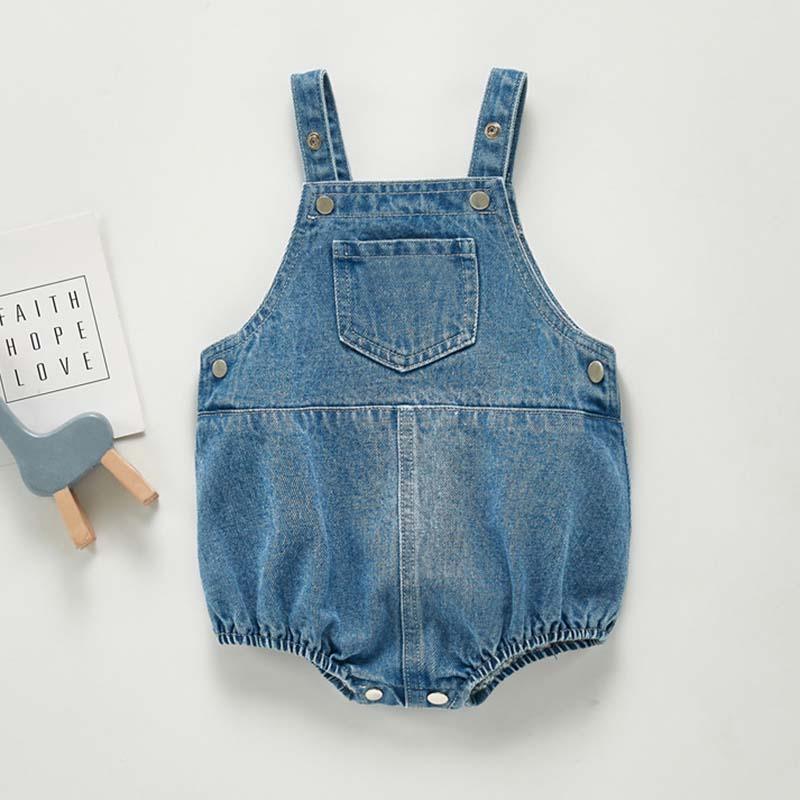 Macacão Jeans de Primavera/Outono para Bebês