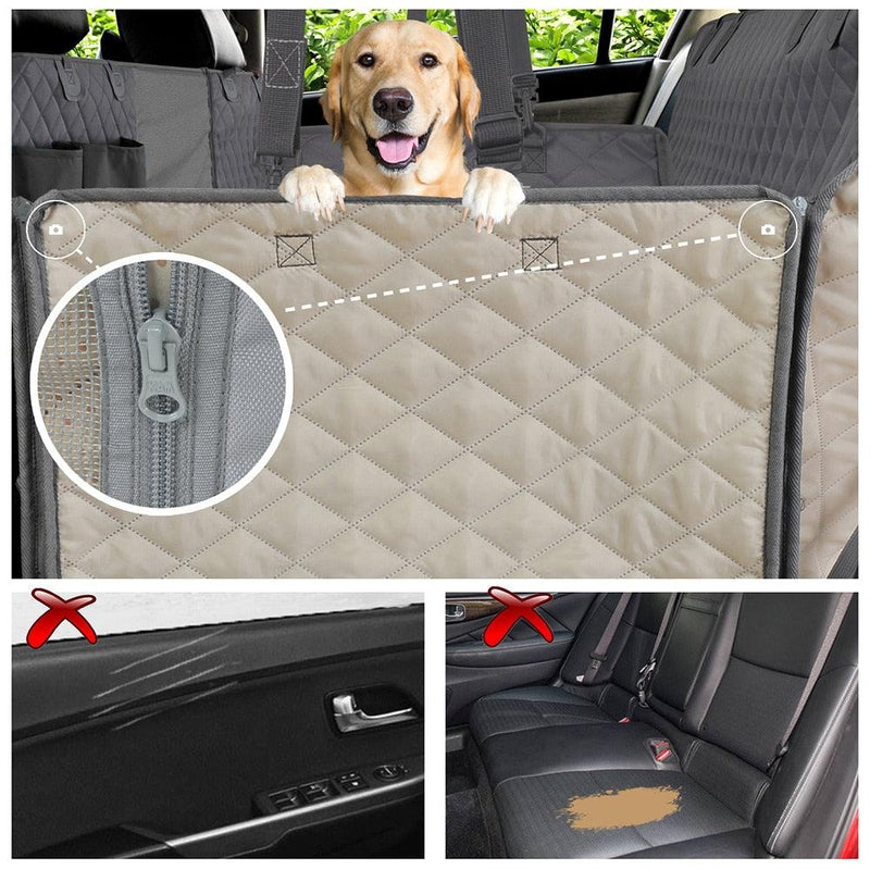 Capa de Assento para Cães à Prova d'Água para Viagens de Carro