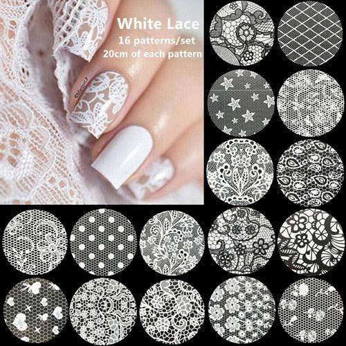 10pcses/set  Nails Foil Stickers Cupid Love Design  Manicure Angel Lover Nail Art Transfer Paper Nails Art Decals