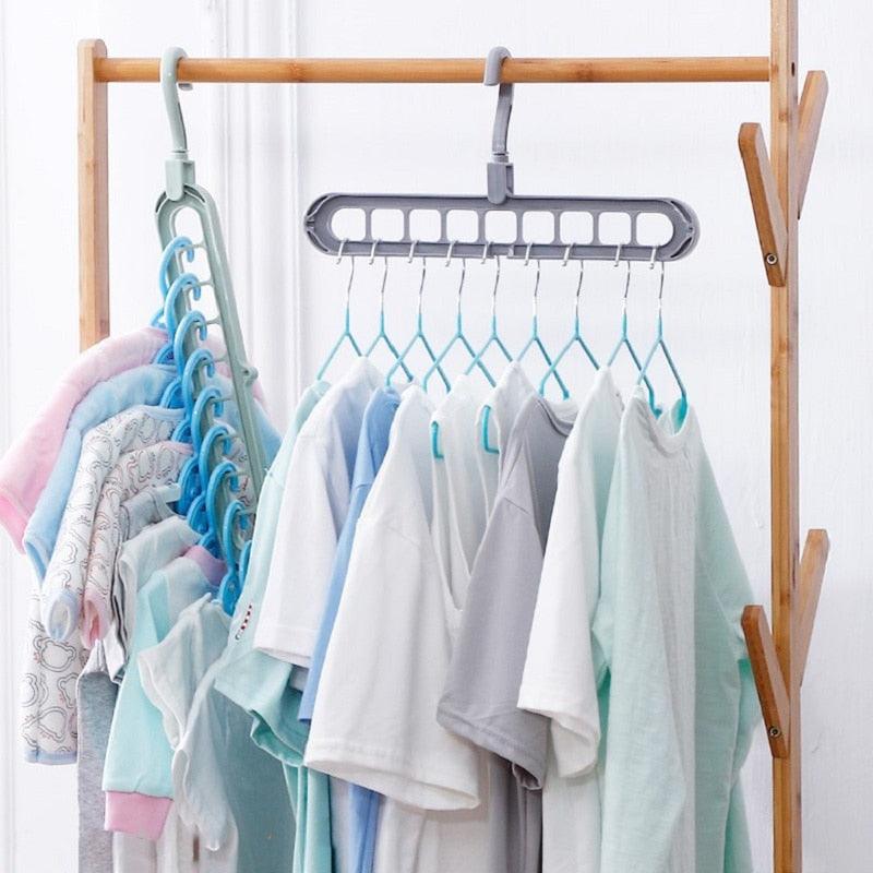 Suporte Multiuso Mágico para Secagem de Roupas