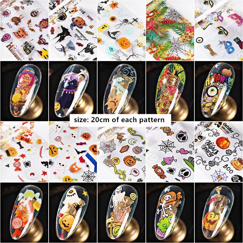 10pcses/set  Nails Foil Stickers Cupid Love Design  Manicure Angel Lover Nail Art Transfer Paper Nails Art Decals