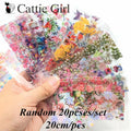 10pcses/set  Nails Foil Stickers Cupid Love Design  Manicure Angel Lover Nail Art Transfer Paper Nails Art Decals