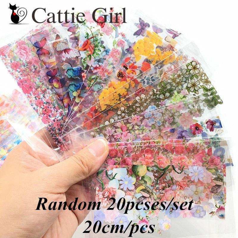 10pcses/set  Nails Foil Stickers Cupid Love Design  Manicure Angel Lover Nail Art Transfer Paper Nails Art Decals