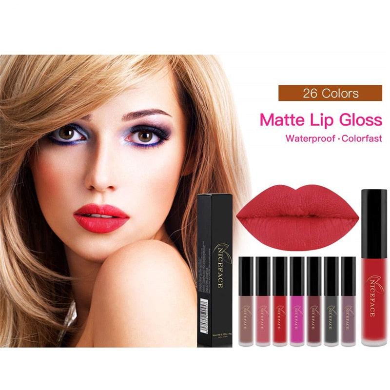 Gloss Labial Matte Cosmético
