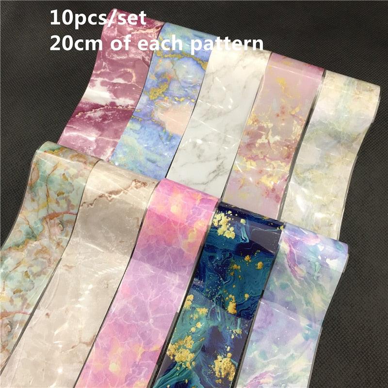 10pcses/set  Nails Foil Stickers Cupid Love Design  Manicure Angel Lover Nail Art Transfer Paper Nails Art Decals