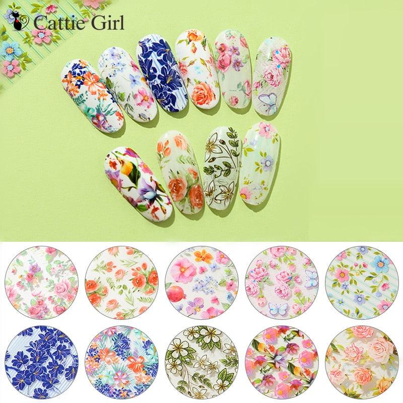 10pcses/set  Nails Foil Stickers Cupid Love Design  Manicure Angel Lover Nail Art Transfer Paper Nails Art Decals