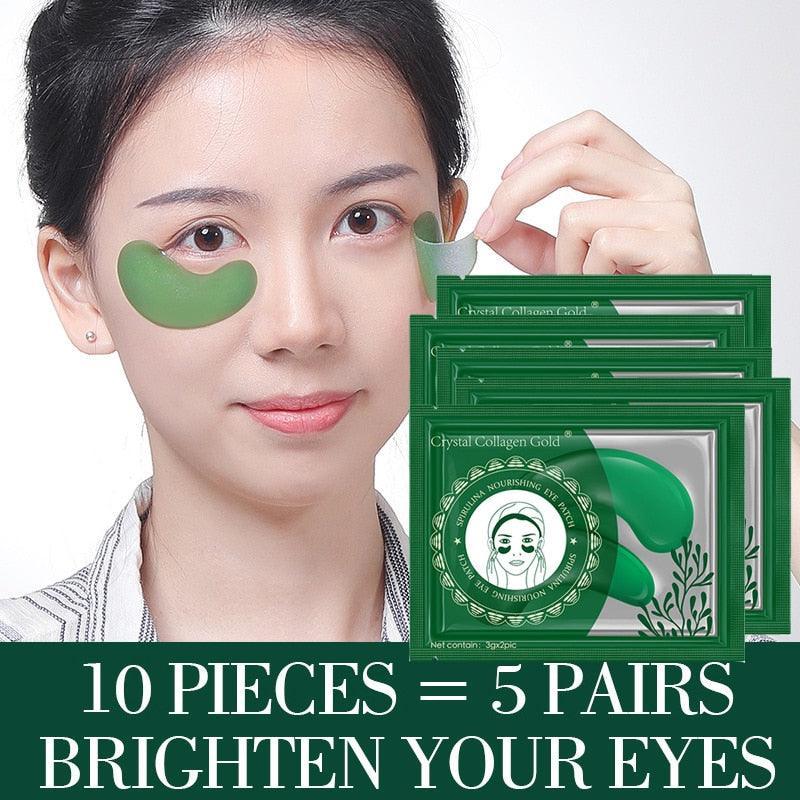 Os adesivos para os olhos Seaweed Firming Eye Mask são uma solução eficaz para tratar as rugas, bolsas escuras e olheiras ao redor dos olhos. - romsalti