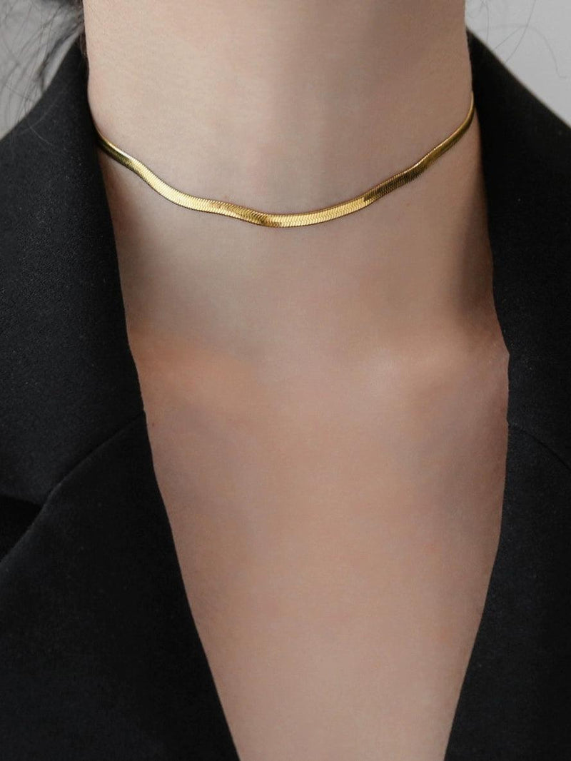Light Luxury Minority Gold Design High-End Women Necklace
