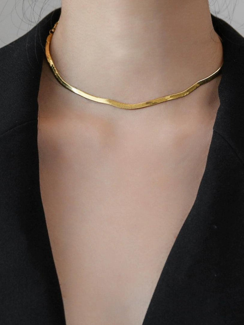 Light Luxury Minority Gold Design High-End Women Necklace