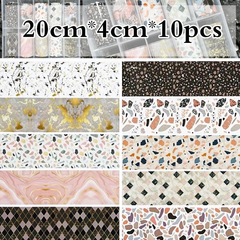 10pcses/set  Nails Foil Stickers Cupid Love Design  Manicure Angel Lover Nail Art Transfer Paper Nails Art Decals
