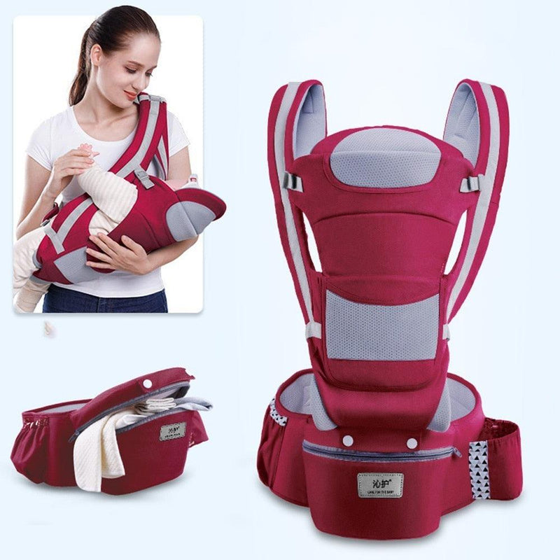 Mochila Ergonômica para Bebê com Assento de Quadril