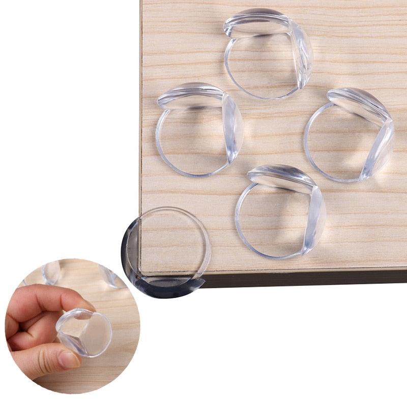 Protetor de Canto de Mesa de Silicone para Segurança Infantil (4 peças)