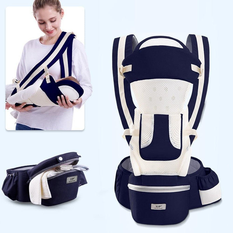 Mochila Ergonômica para Bebê com Assento de Quadril