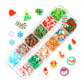 Glitter 3D Nail Art Variado