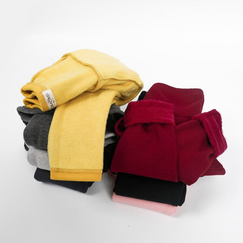 Leggings Infantis em Cores Sólidas (2-10 anos)