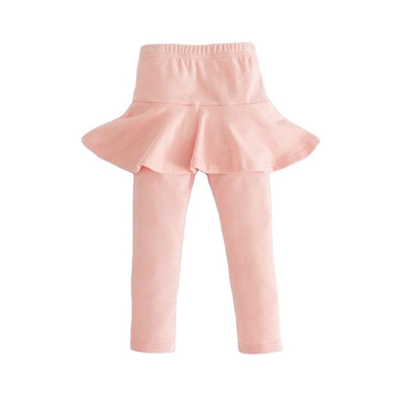 Leggings Infantis em Cores Sólidas (2-10 anos)