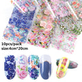 10pcses/set  Nails Foil Stickers Cupid Love Design  Manicure Angel Lover Nail Art Transfer Paper Nails Art Decals