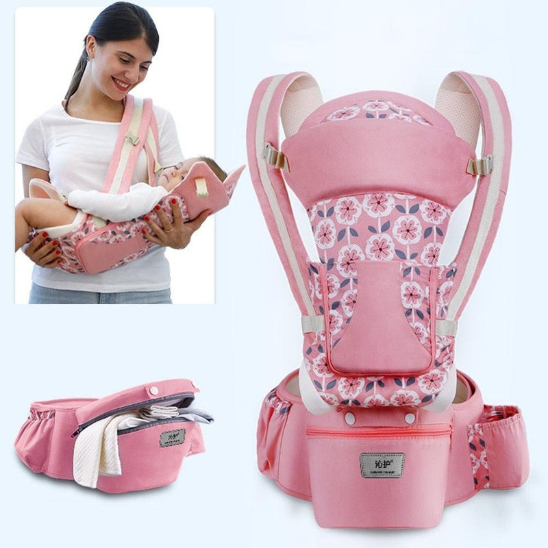 Mochila Ergonômica para Bebê com Assento de Quadril