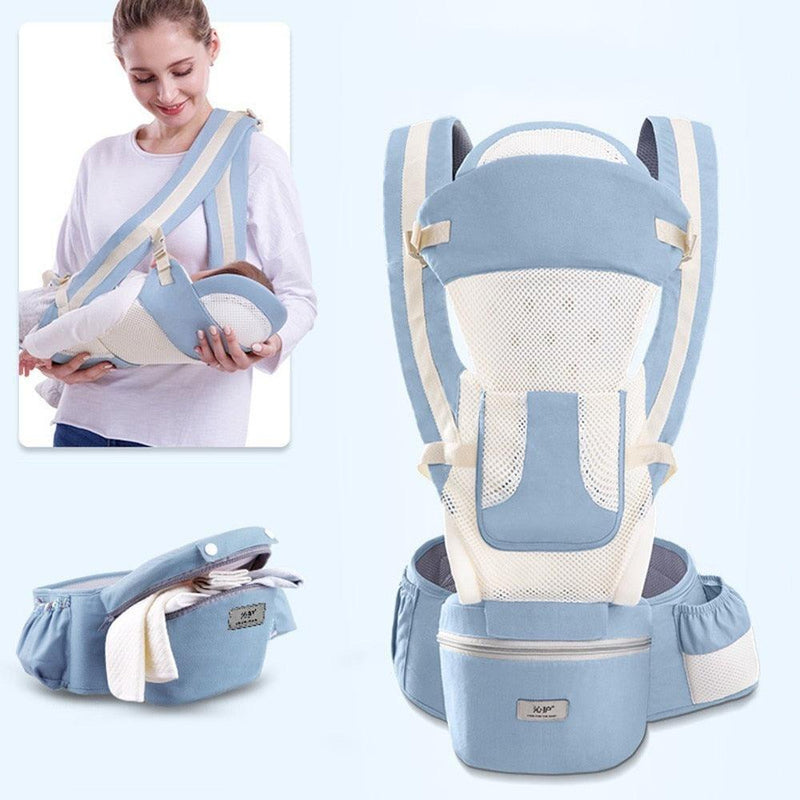 Mochila Ergonômica para Bebê com Assento de Quadril