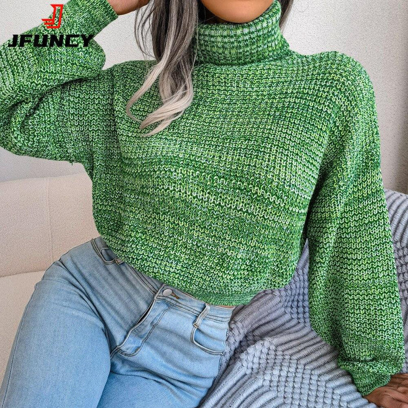 JFUNCY (Suéter Elegante Manga Longa)