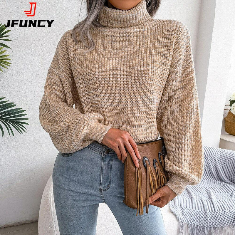 JFUNCY (Suéter Elegante Manga Longa)