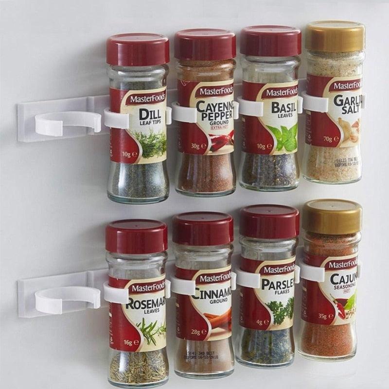 Suporte de Frascos de Tempero para Cozinha