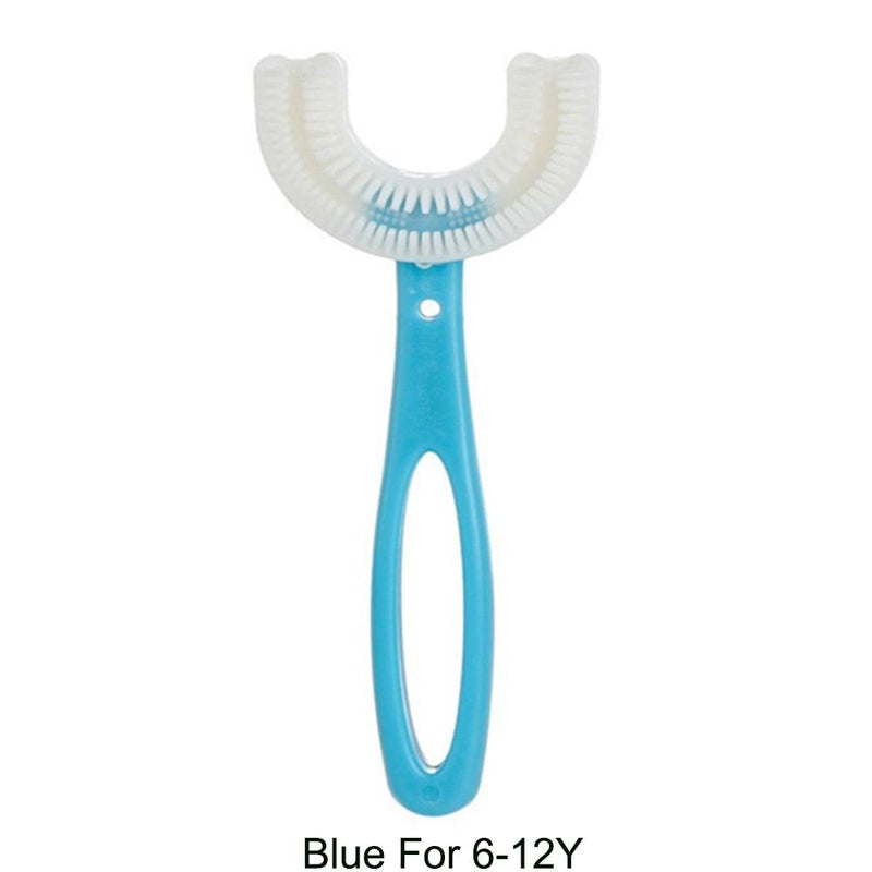 Escova de Dentes Infantil U-Shaped 360 Graus