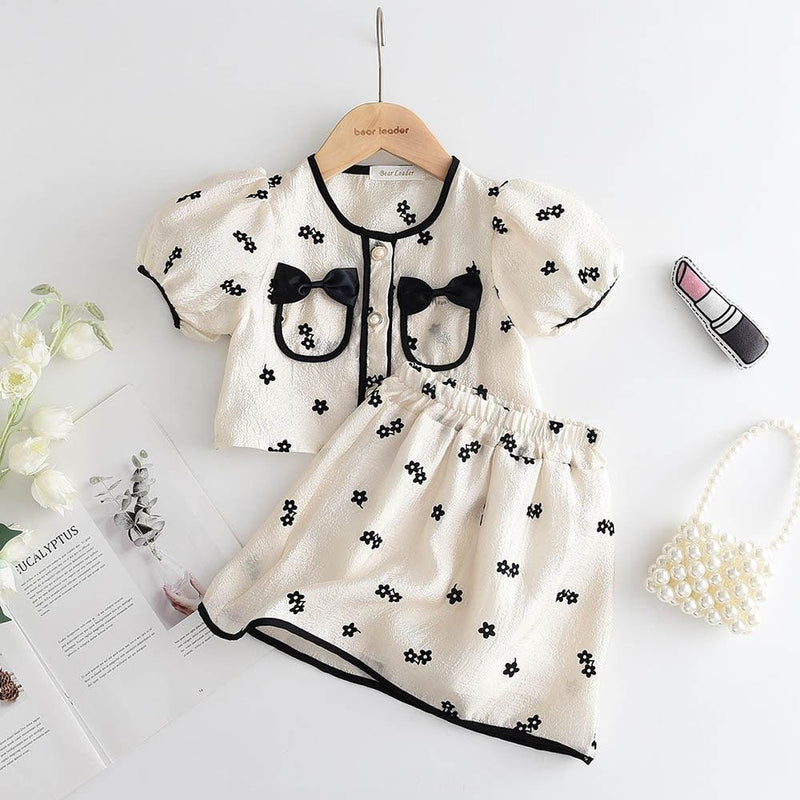 Conjunto de Roupas de Verão para Meninas