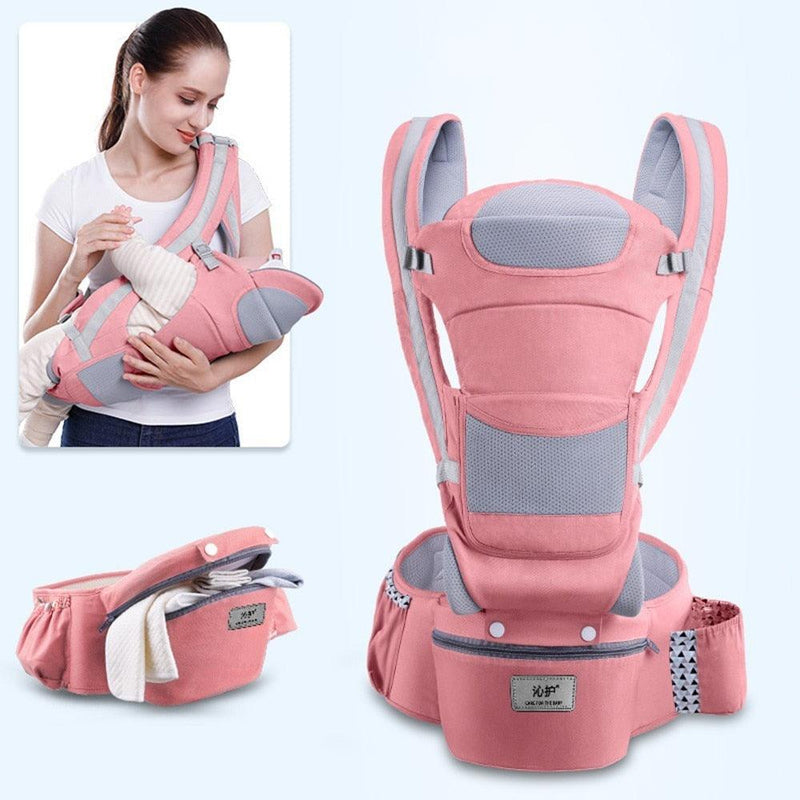 Mochila Ergonômica para Bebê com Assento de Quadril