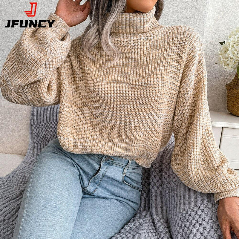 JFUNCY (Suéter Elegante Manga Longa)