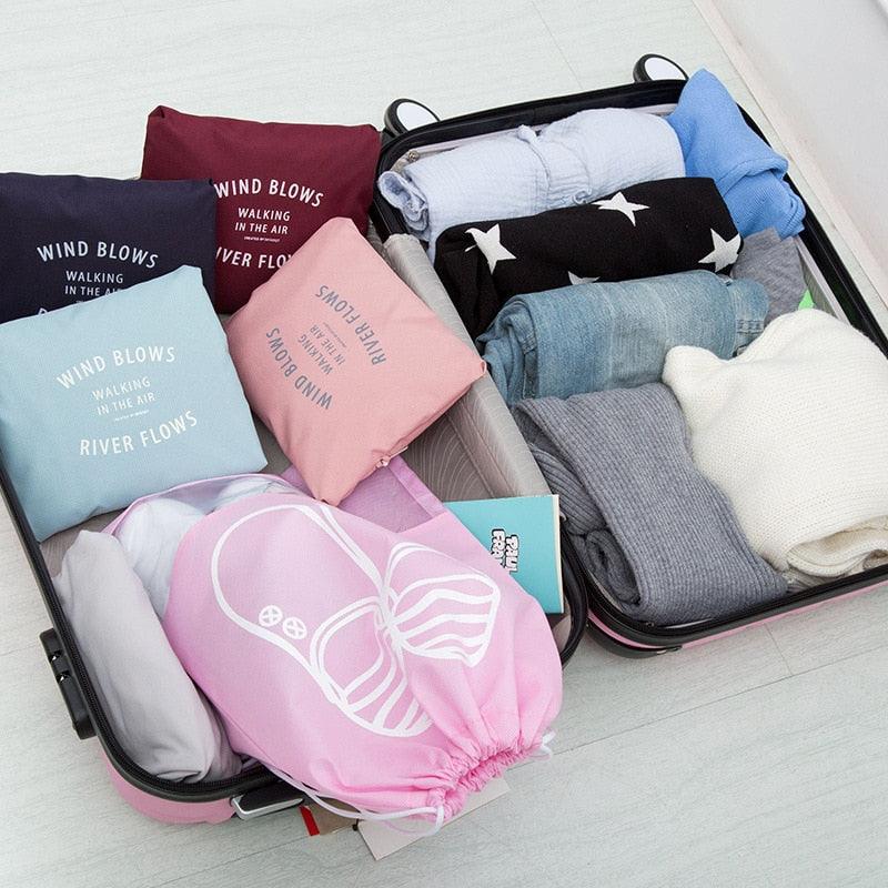 Bolsa de Armazenamento Portátil Dobrável para Viagem