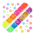 Glitter 3D Nail Art Variado