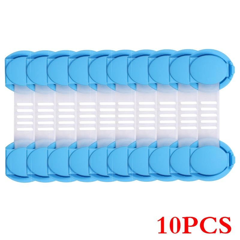Fechaduras de Segurança Infantil (Conjunto com 10 peças)