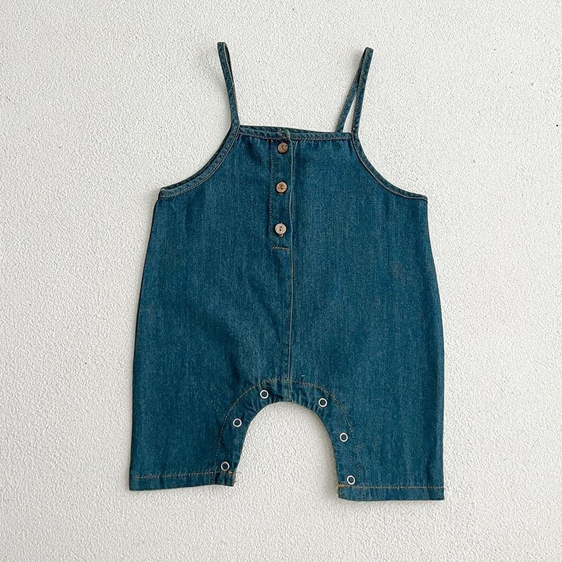 Macacão Jeans de Primavera/Outono para Bebês