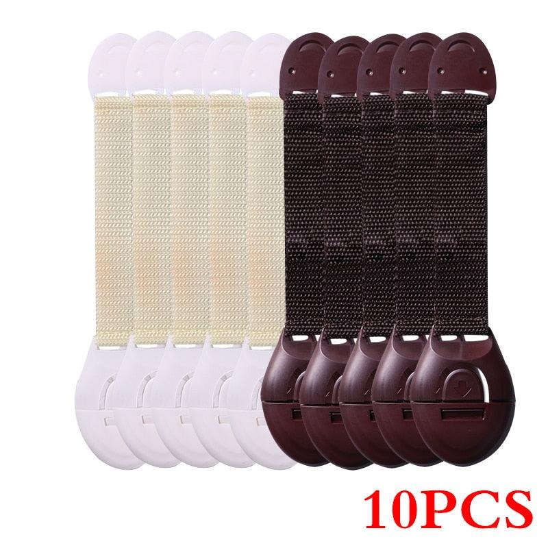 Fechaduras de Segurança Infantil (Conjunto com 10 peças)