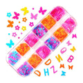 Glitter 3D Nail Art Variado