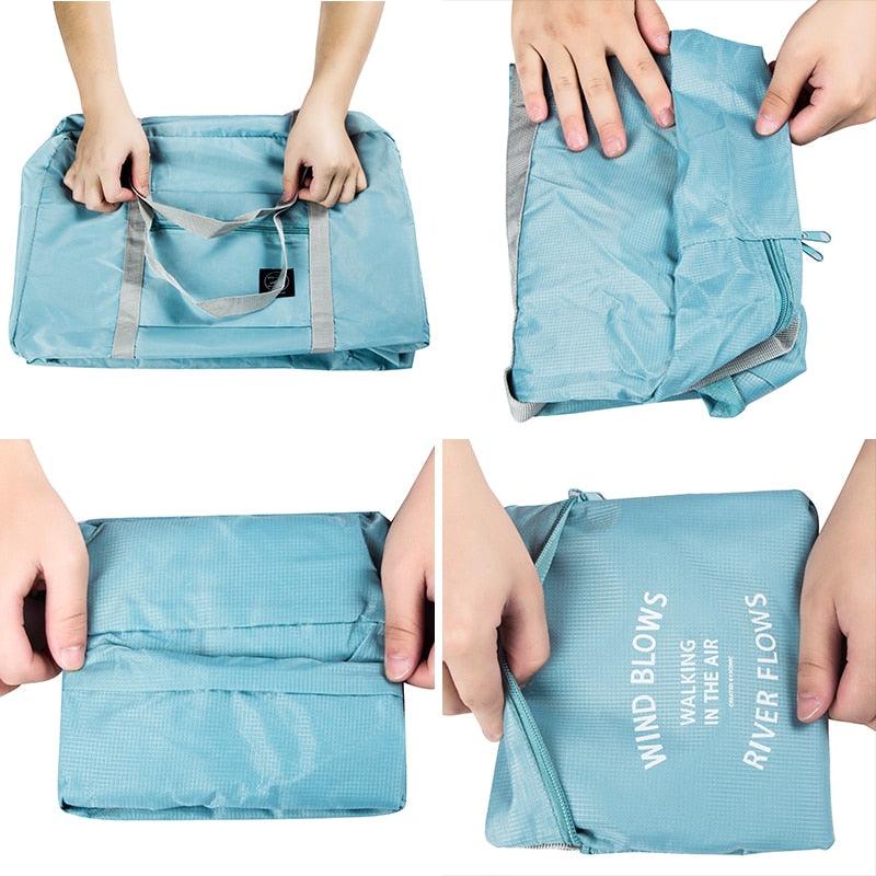 Bolsa de Armazenamento Portátil Dobrável para Viagem