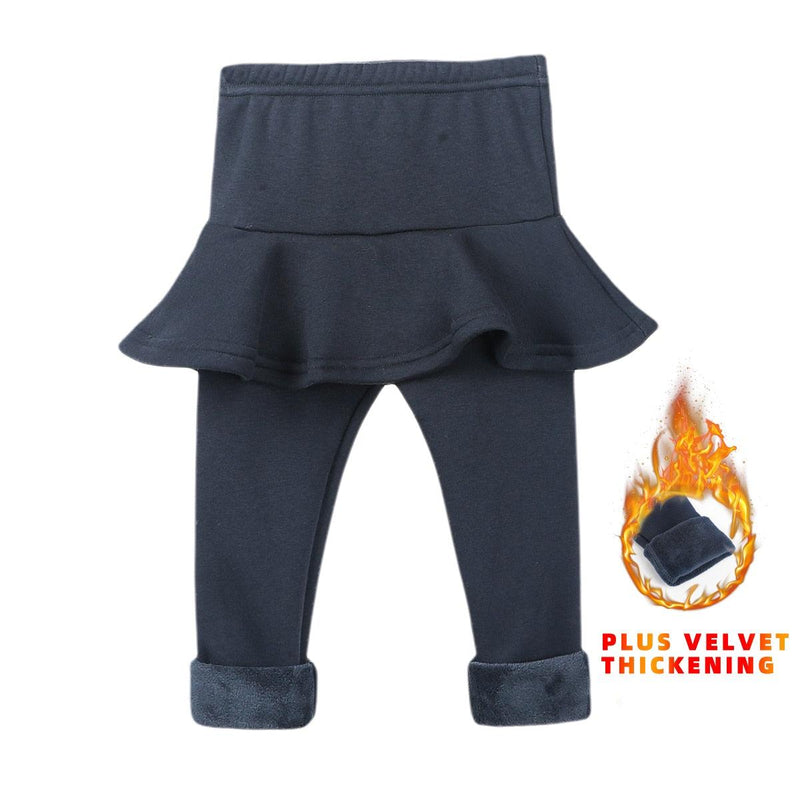 Leggings Infantis em Cores Sólidas (2-10 anos)
