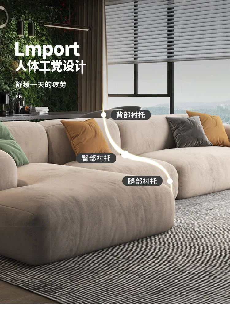 Sofá-cama moderno de 3 lugares para sala de estar, espuma XXL