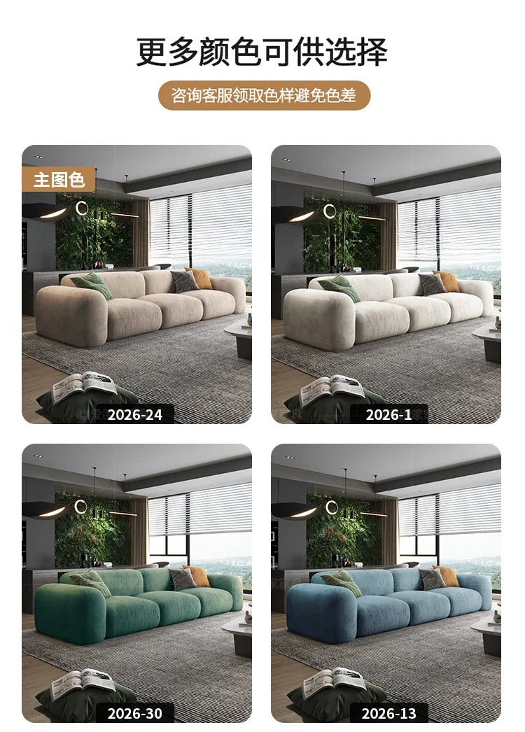 Sofá-cama moderno de 3 lugares para sala de estar, espuma XXL