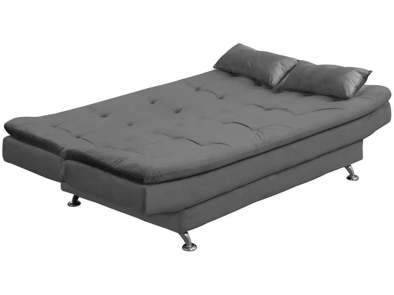 Cama de casal Sofá-cama 3 lugares reclinável veludo luz matrix salomé