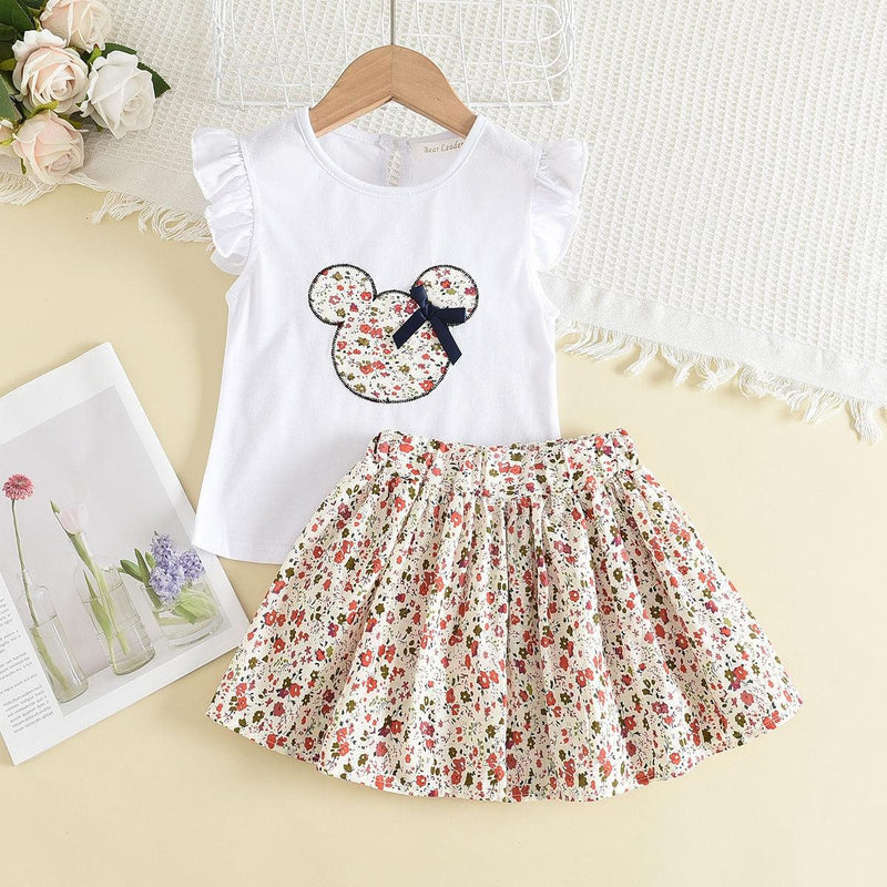 Conjunto de Roupas de Verão para Meninas