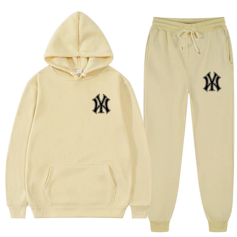 2022 Winter Brand Tracksuits Men's sets Long Sleeve Pullover + Jogging Trousers 2pcs Sets Fitness Running Suits sportswer Male