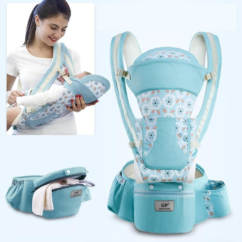 Mochila Ergonômica para Bebê com Assento de Quadril