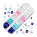 Glitter 3D Nail Art Variado