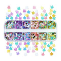 Glitter 3D Nail Art Variado