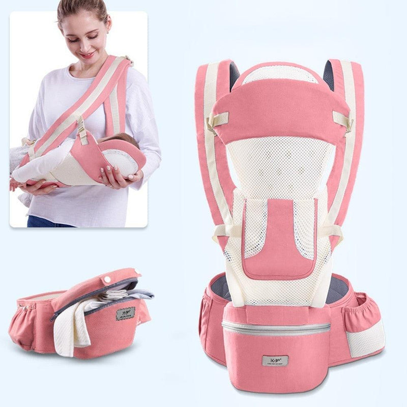 Mochila Ergonômica para Bebê com Assento de Quadril